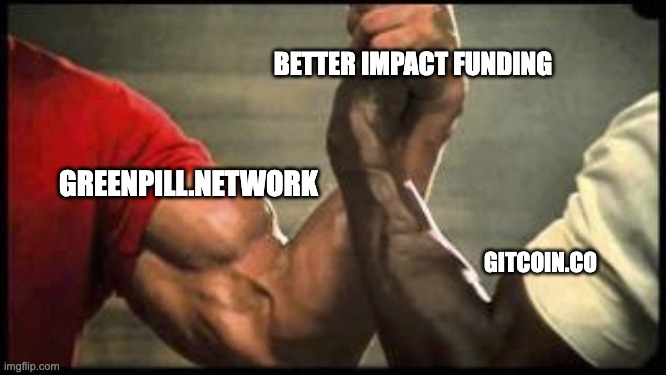 A meme representing the vision for Hypercerts' role in supporting impact funding 